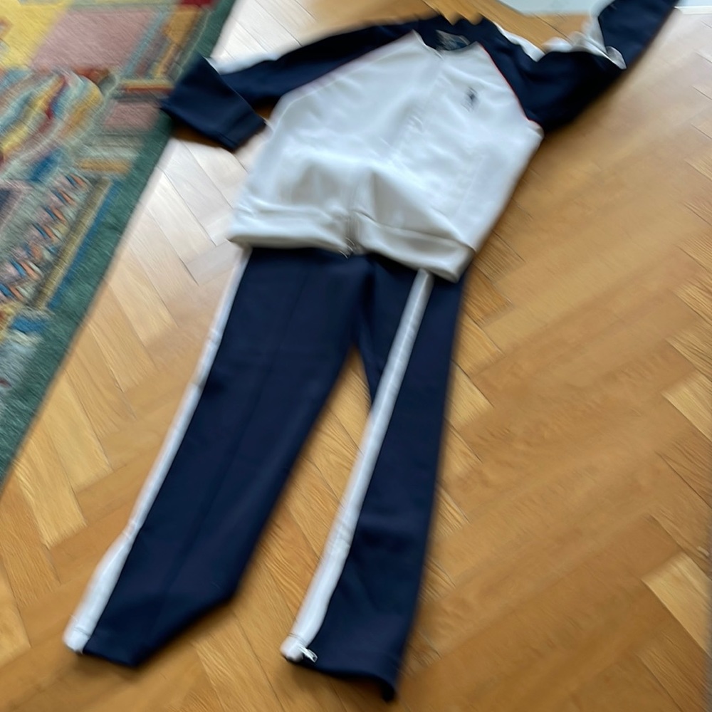 Polo by Ralph Lauren sport suit sz l.  New. 55 percent cotton beautiful design
